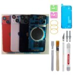 Vitre arrière iPhone 14 compatible – prémontée avec aimant – Image 3